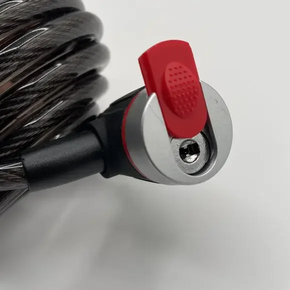 Zefal 5’ Black Bicycle Cable Lock with 2 Keys Bike Scooter Car - Picture 4 of 6